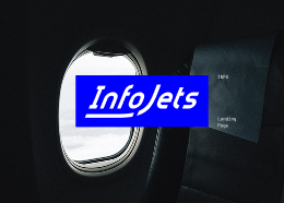 InfoJets — промосайт для авиационного консалтинга в США